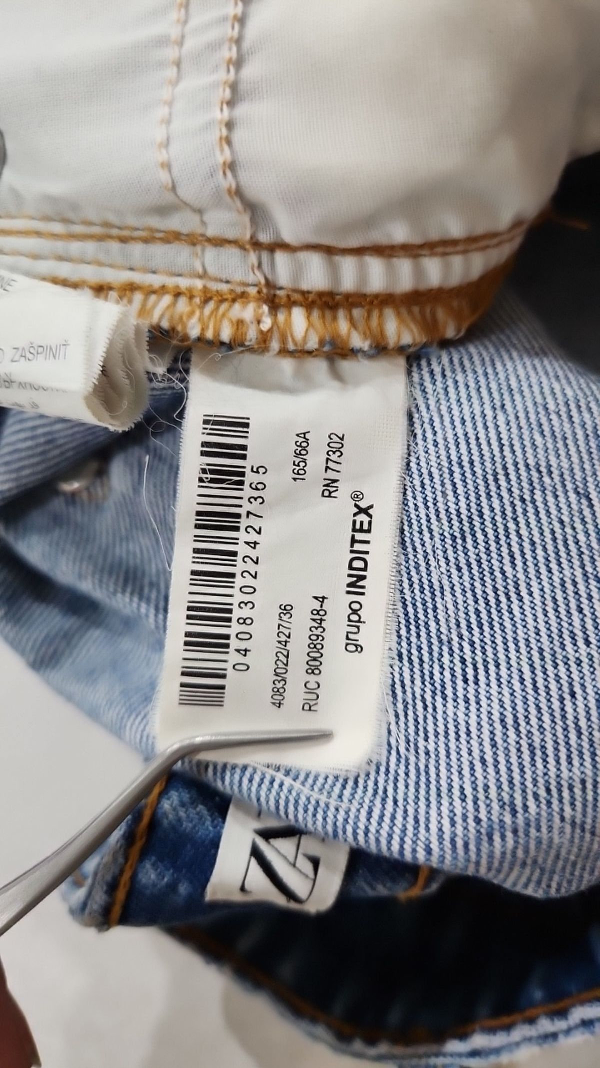 자라(ZARA) 청/데님 팬츠 165/66A