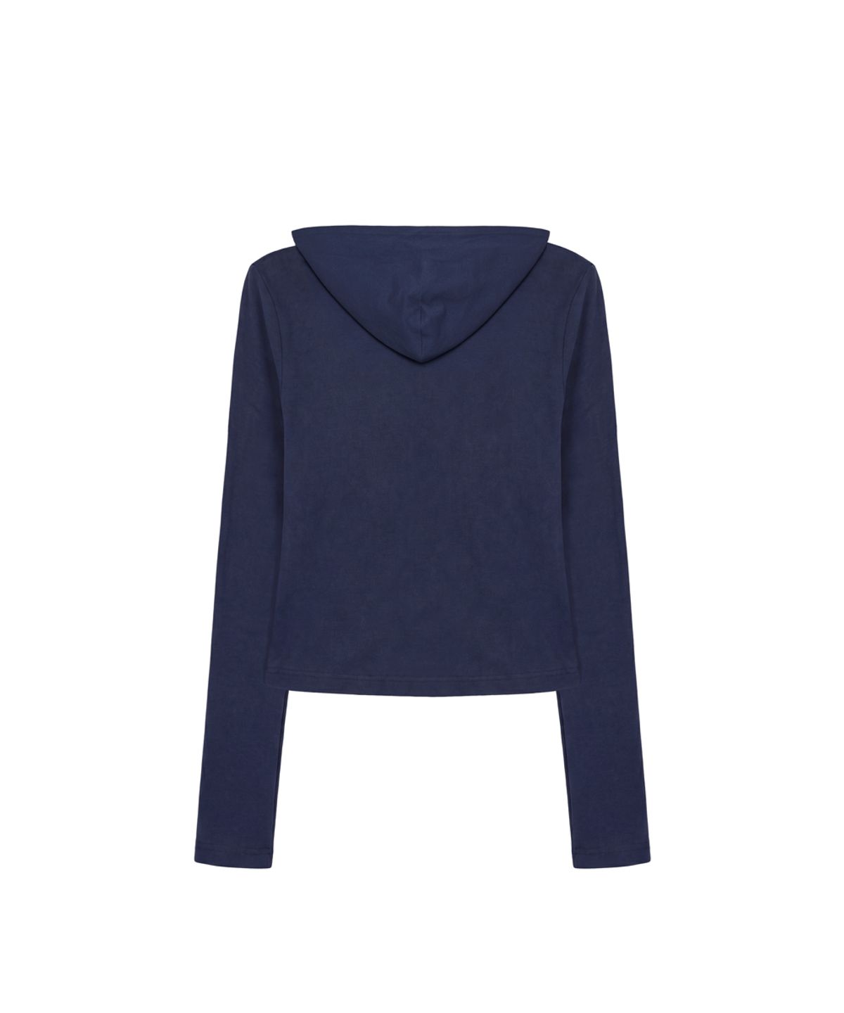 파시온(PASION) 슬림 크리스탈 글램 후드집업_네이비 Slim Crystal Glam Hoodie Zip-Up_Navy