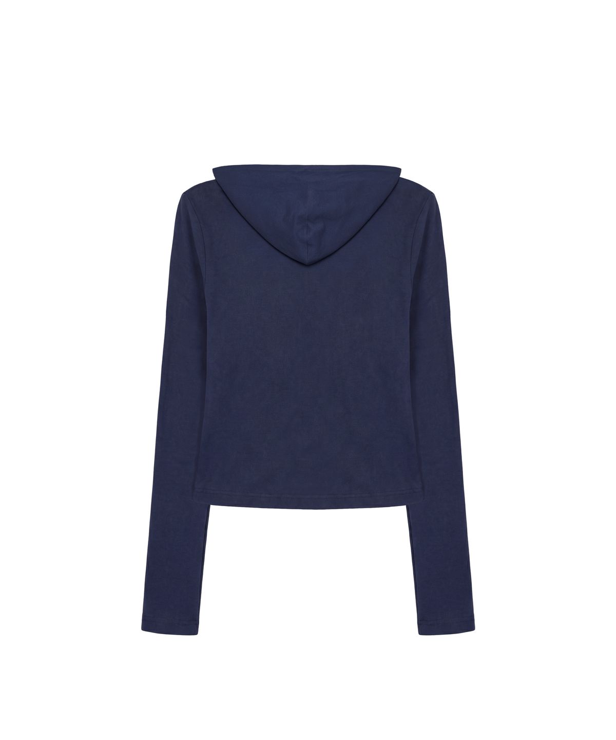 파시온(PASION) 슬림 크리스탈 글램 후드집업_네이비 Slim Crystal Glam Hoodie Zip-Up_Navy