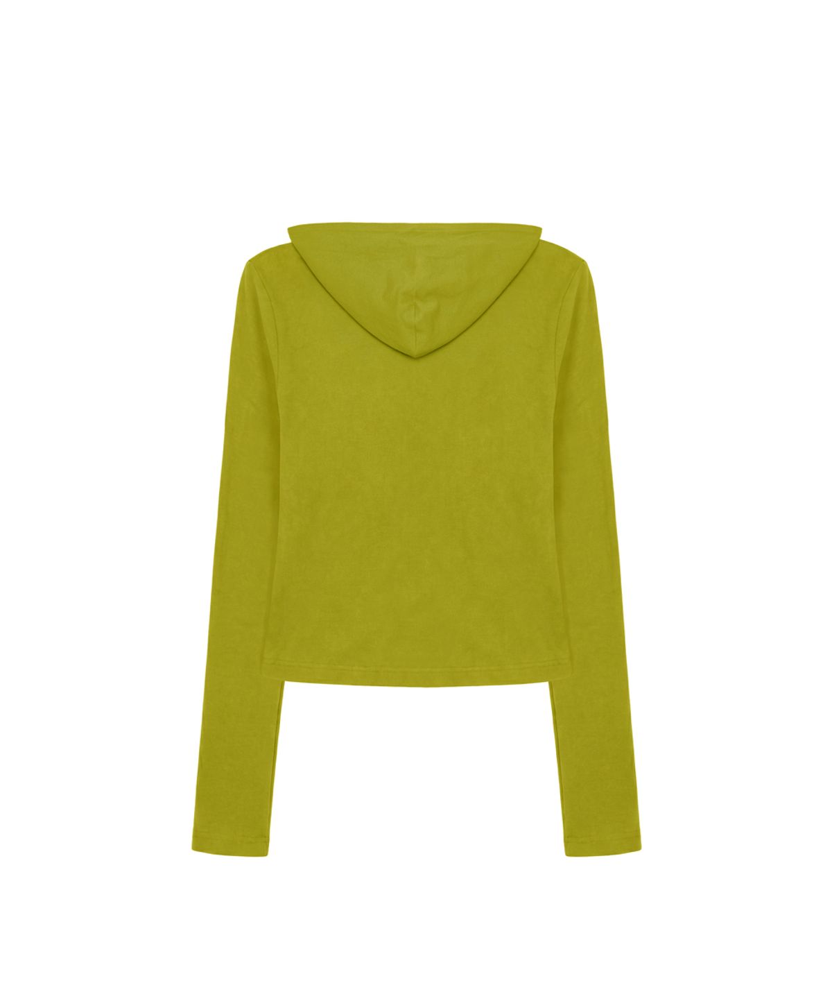 파시온(PASION) 슬림 크리스탈 글램 후드집업_올리브 Slim Crystal Glam Hoodie Zip-Up_Olive
