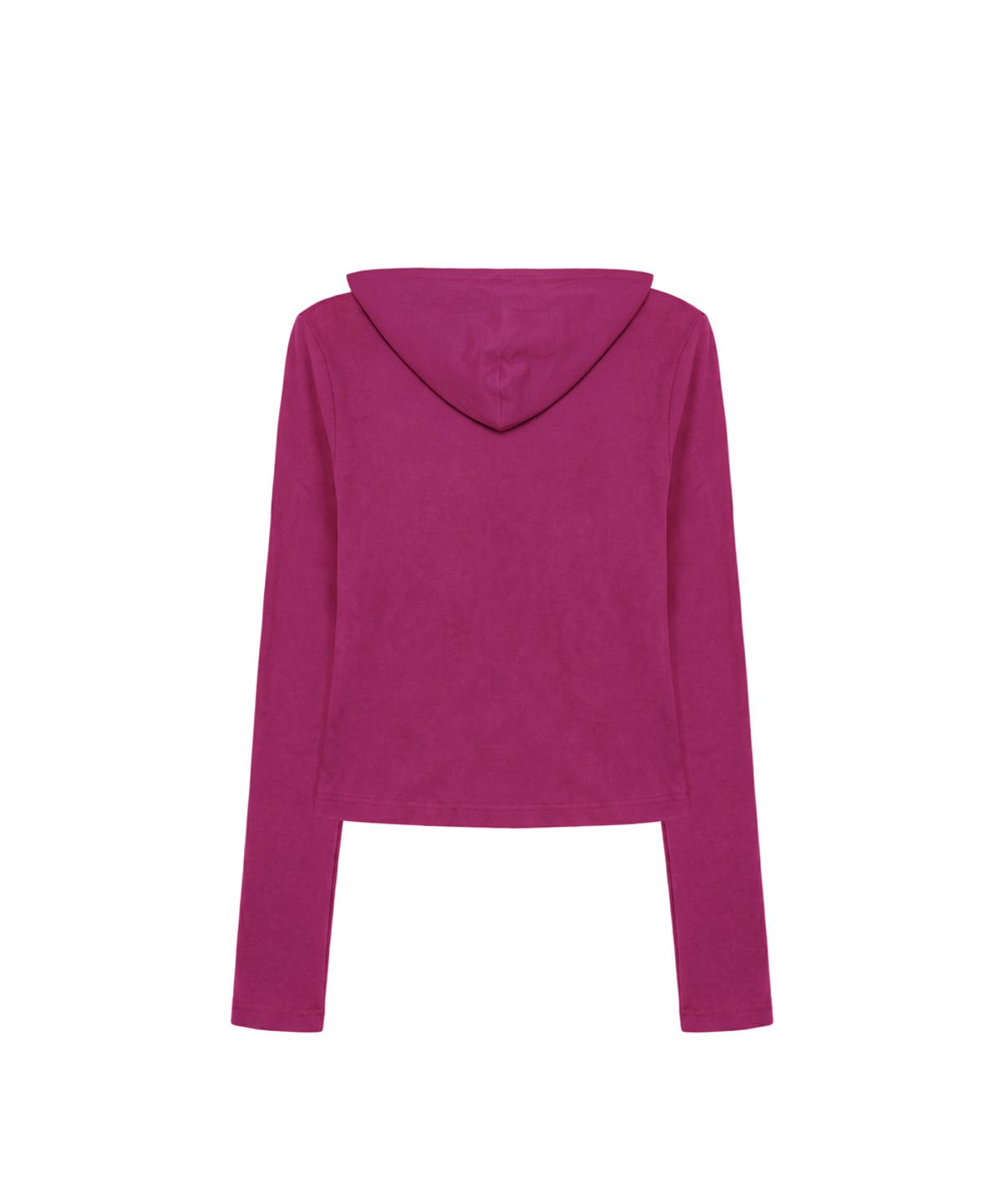 파시온(PASION) 슬림 크리스탈 글램 후드집업_핑크 Slim Crystal Glam Hoodie Zip-Up_Pink