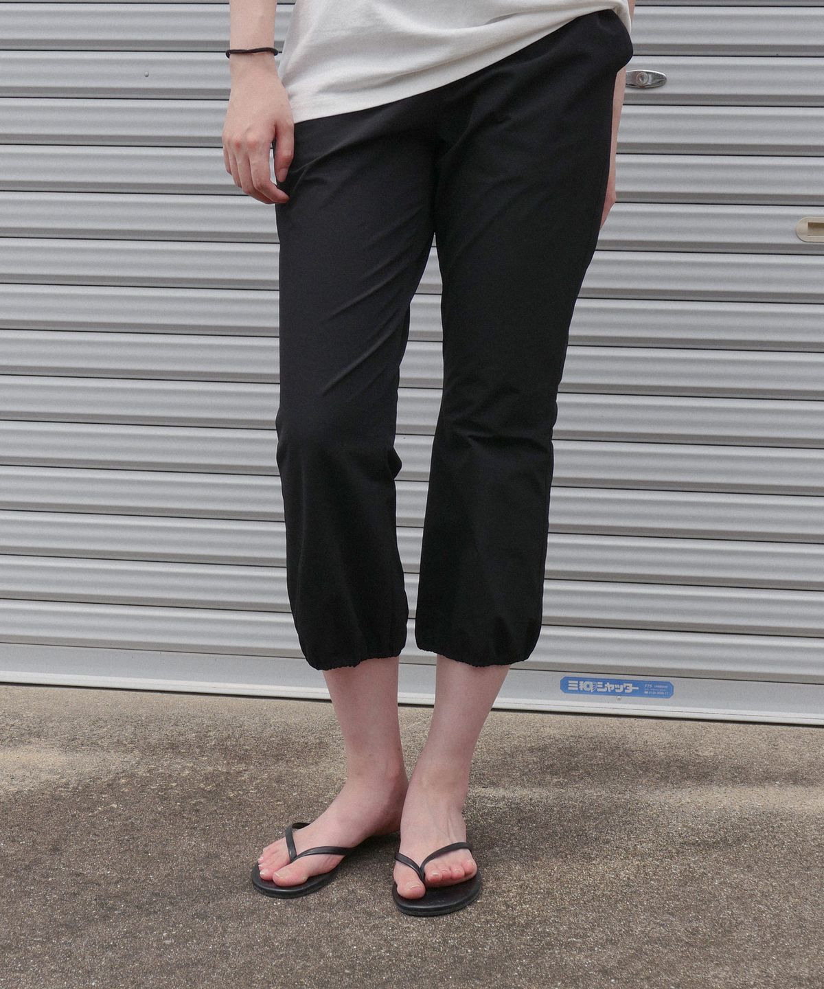 스텝어라운드(STEP AROUND) Summer Easy Banding Pants_BLACK