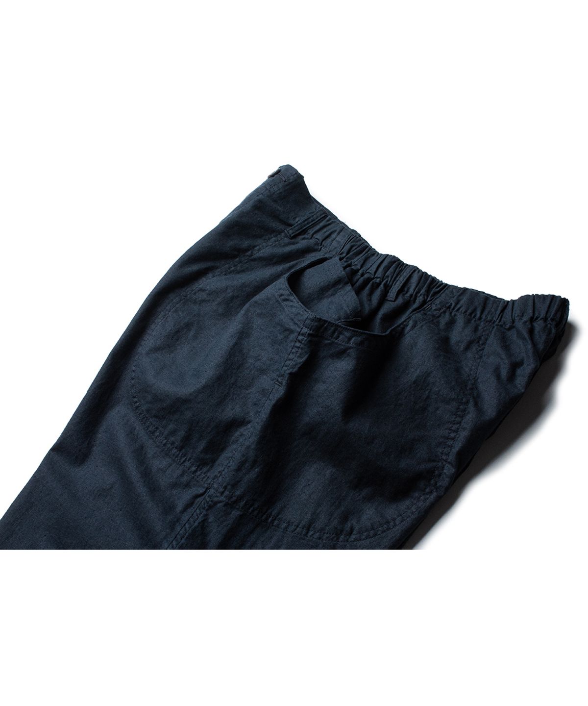 더 레스큐(THE RESQ) LINEN COTTON DOMINGO PANTS [NAVY]