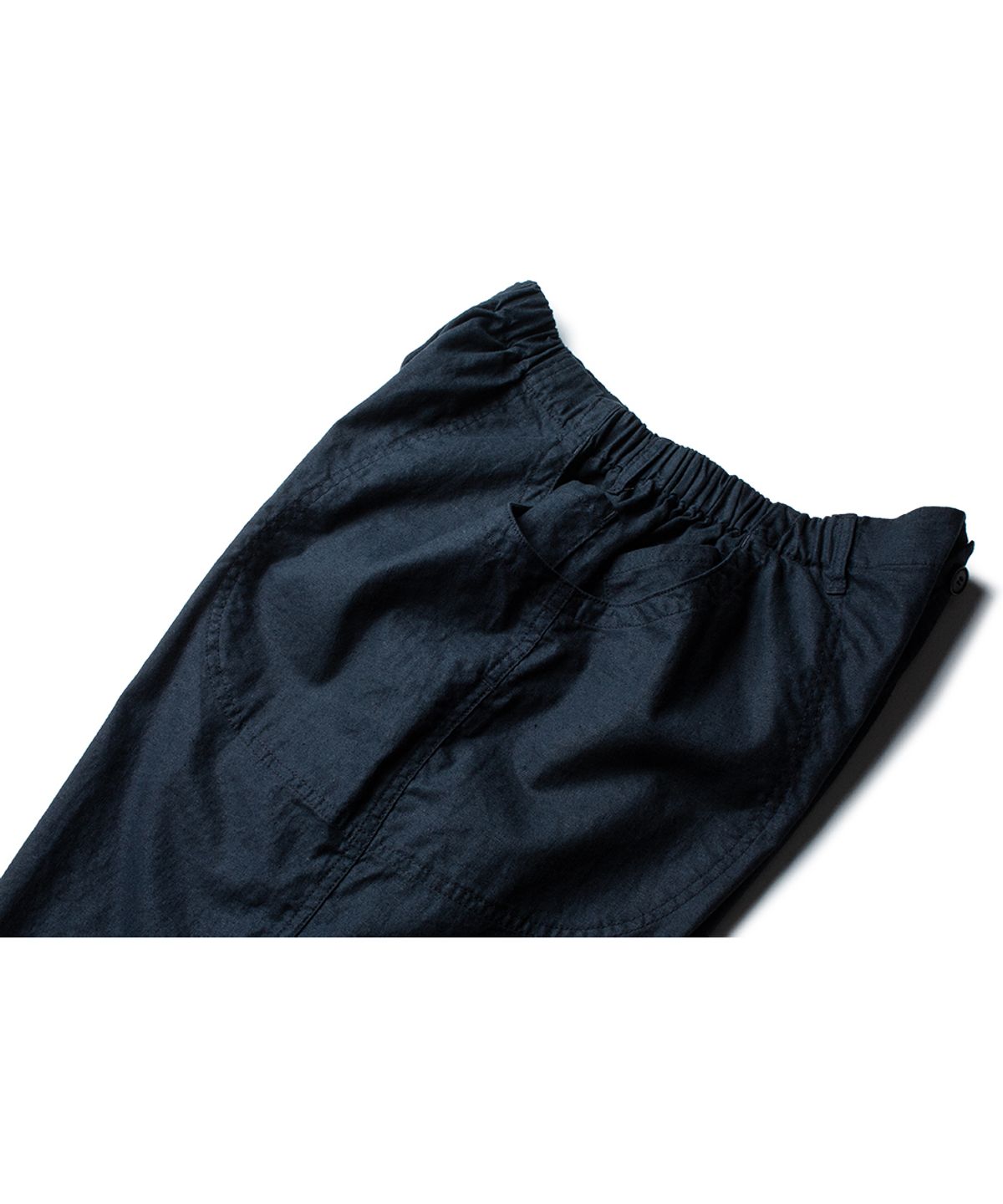 더 레스큐(THE RESQ) LINEN COTTON DOMINGO PANTS [NAVY]