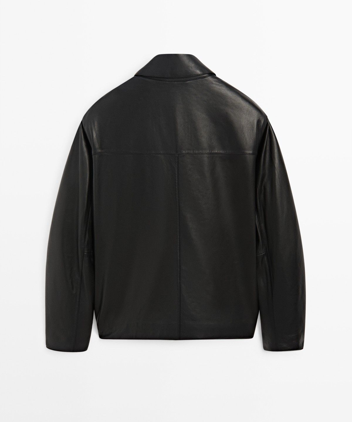 마시모두띠(MASSIMO DUTTI) 포켓 디테일 나파 가죽 자켓