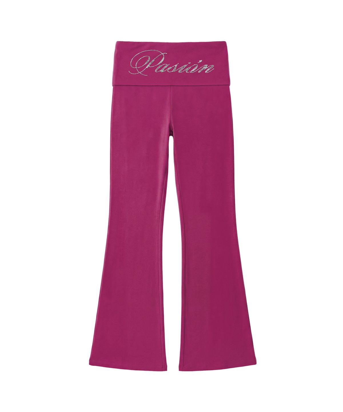파시온(PASION) 슬림 크리스탈 글램 팬츠_핑크 Slim Crystal Glam Pants_Pink