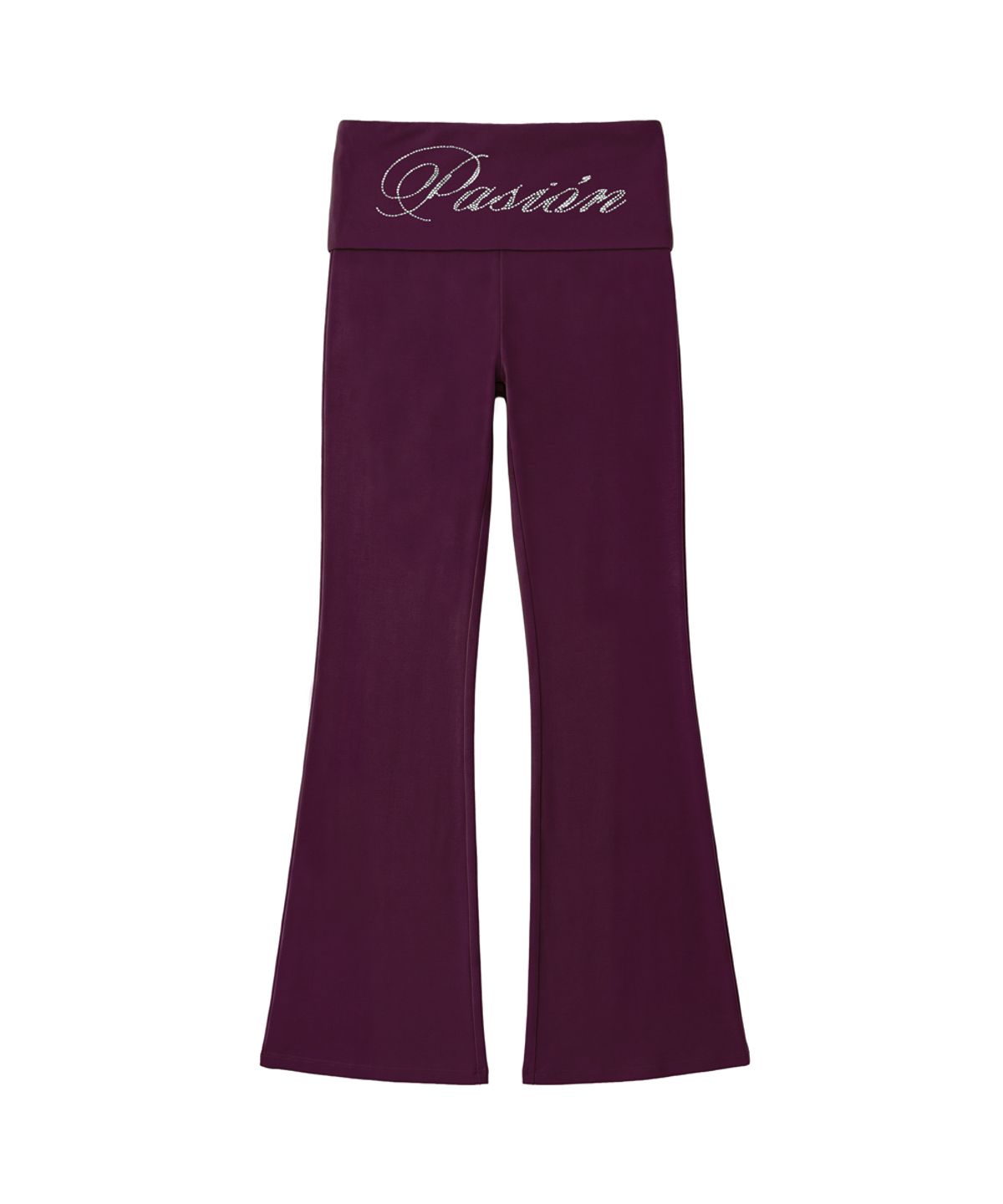 파시온(PASION) 슬림 크리스탈 글램 팬츠_퍼플 Slim Crystal Glam Pants_Purple