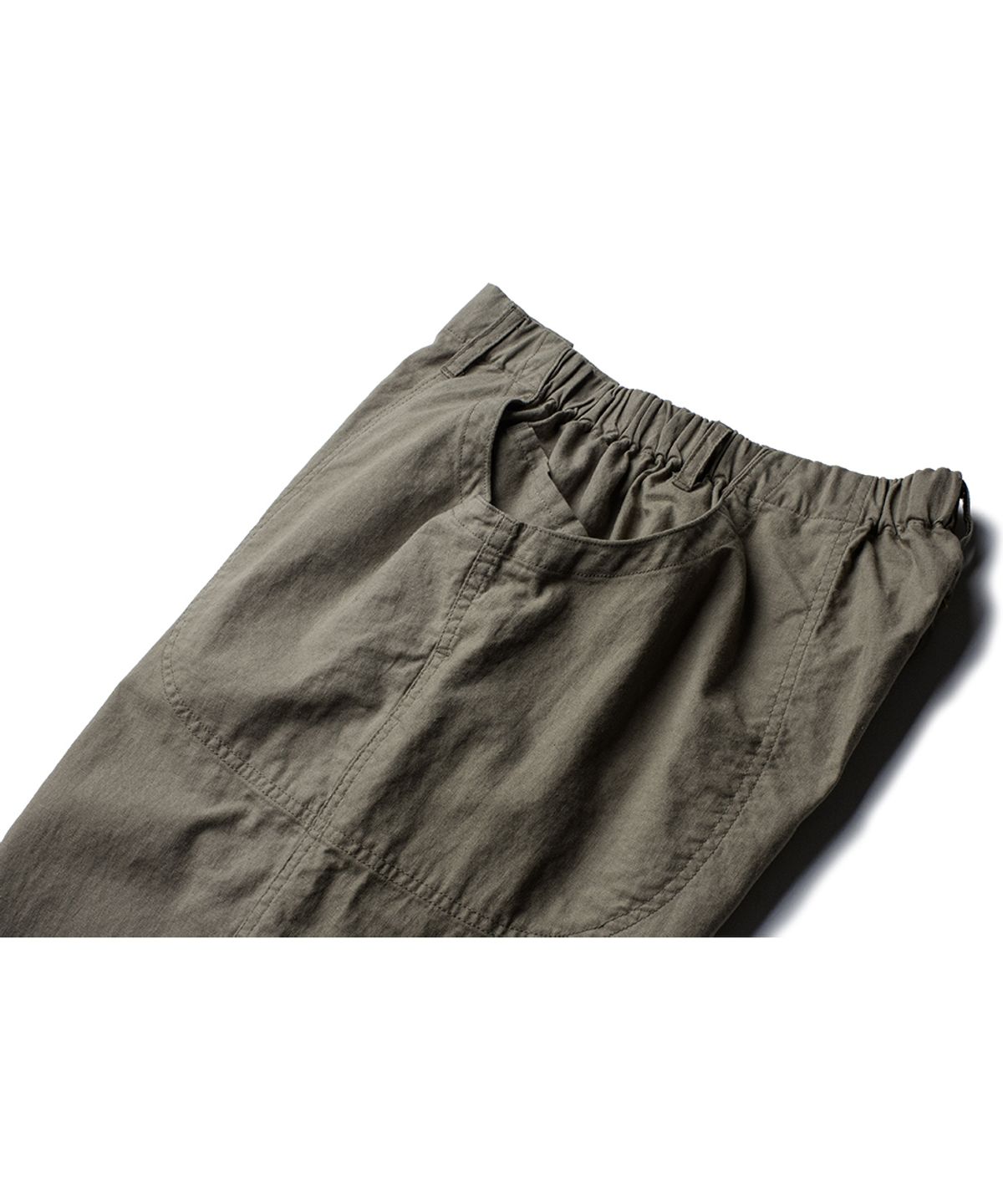 더 레스큐(THE RESQ) LINEN COTTON DOMINGO PANTS [VINTAGE KHAKI]