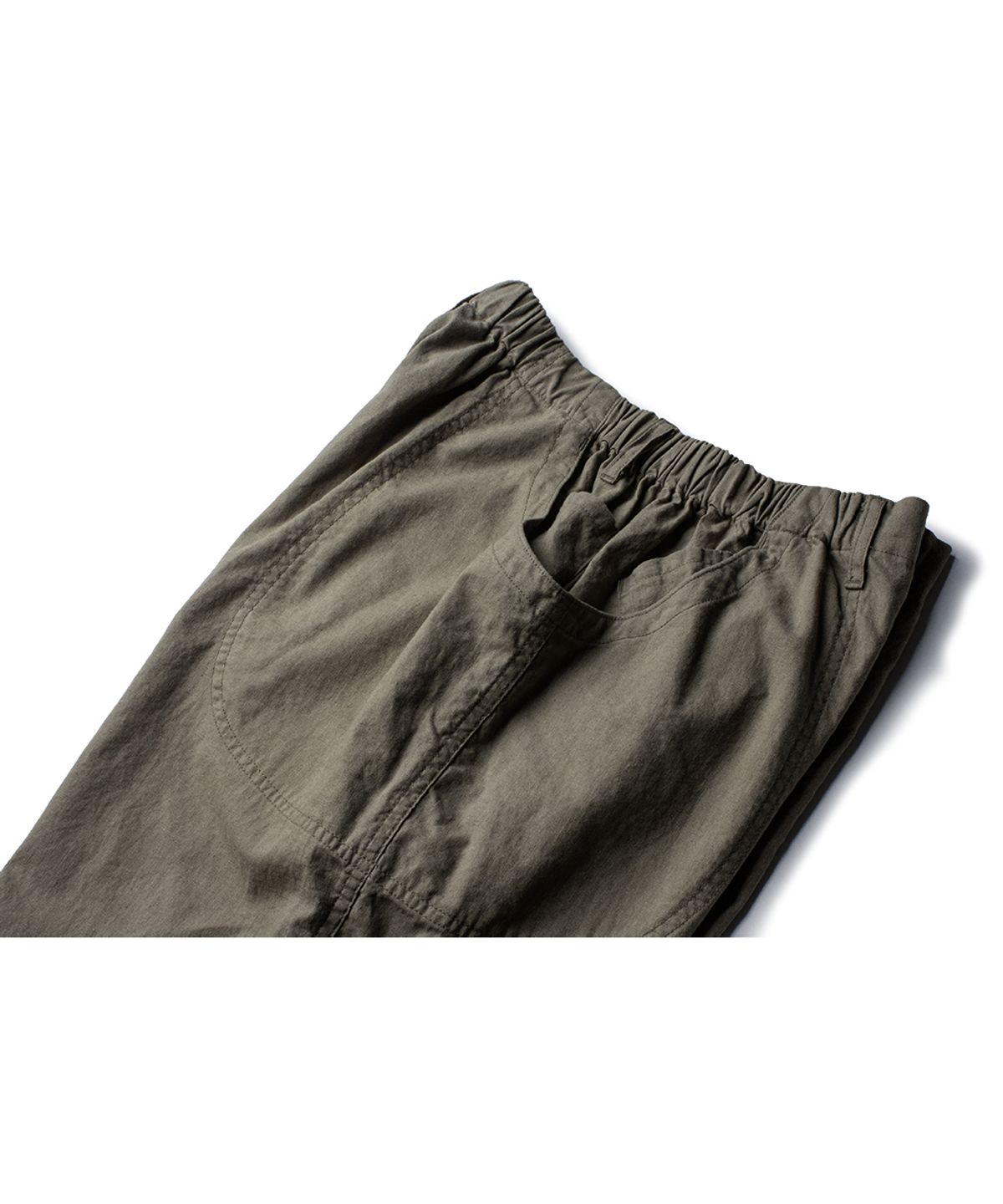 더 레스큐(THE RESQ) LINEN COTTON DOMINGO PANTS [VINTAGE KHAKI]