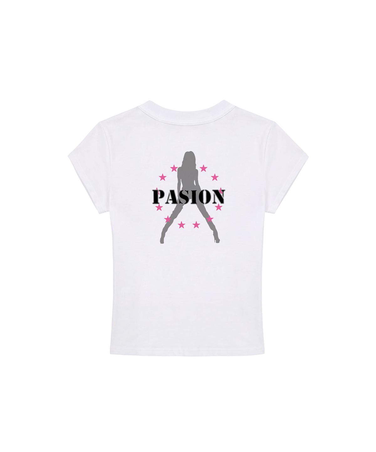파시온(PASION) 슈퍼 디바 반팔티_화이트 Super Diva Short Sleeve Tee_White