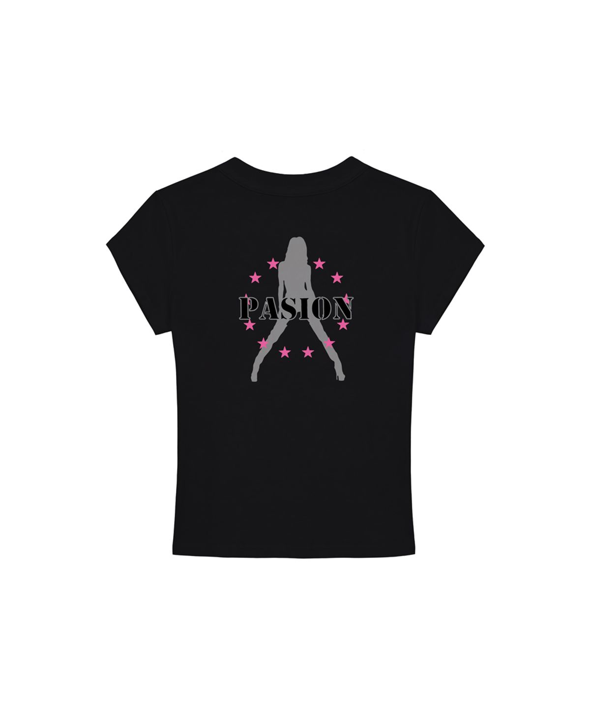 파시온(PASION) 슈퍼 디바 반팔티_블랙 Super Diva Short Sleeve Tee_Black