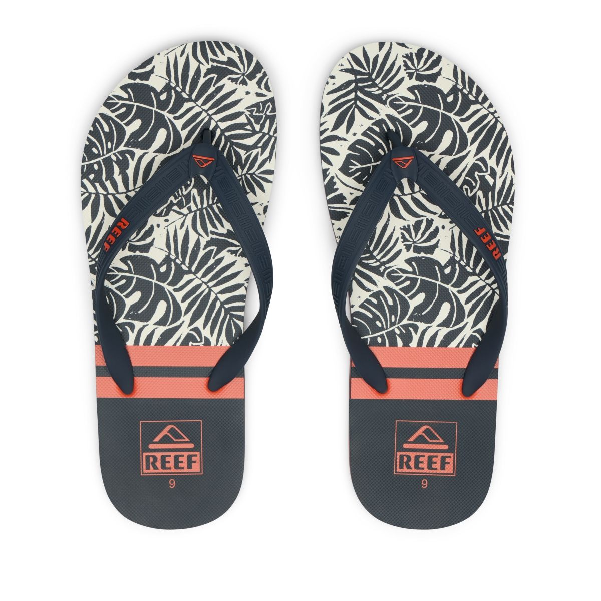 슈마커(SHOEMARKER) 리프 씨사이드 프린츠 (0096210) CJ6583 NAVY/ORANGE TROPIC