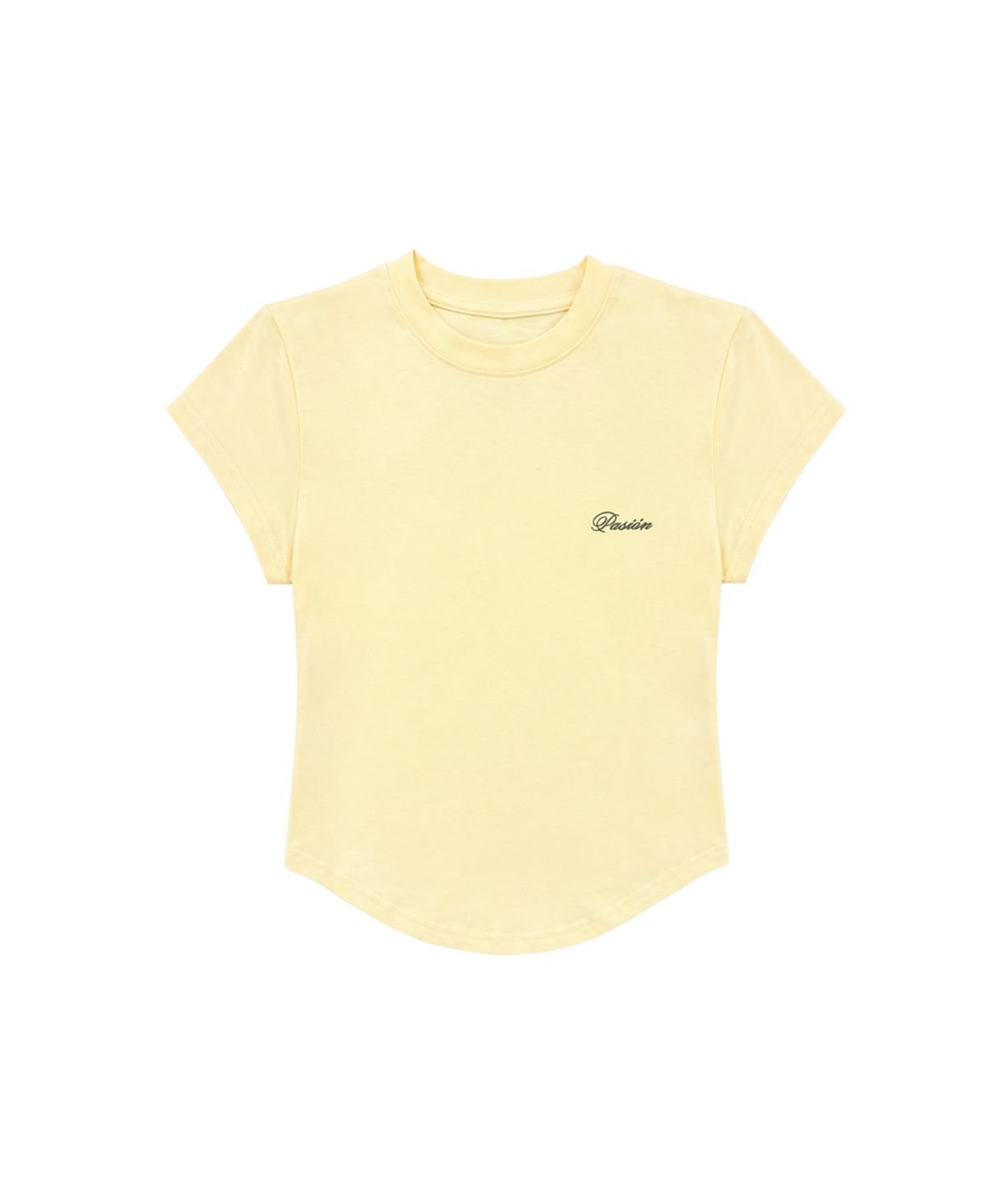 파시온(PASION) 에센셜 반팔티_레몬 Essential Tee_Lemon