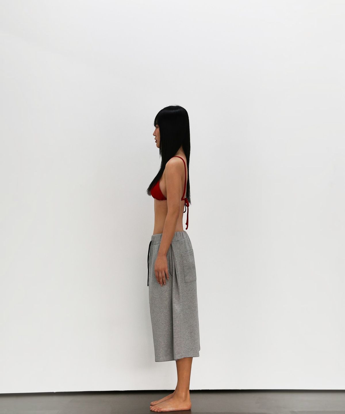 엑세스(XX) Axis Zip Dual Drawstring Buermuda Shorts Gray