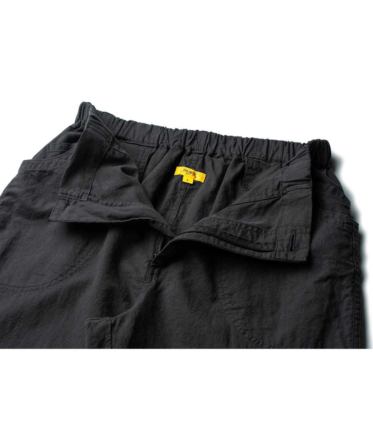 더 레스큐(THE RESQ) LINEN COTTON DOMINGO PANTS [OLIVE CHARCOAL]
