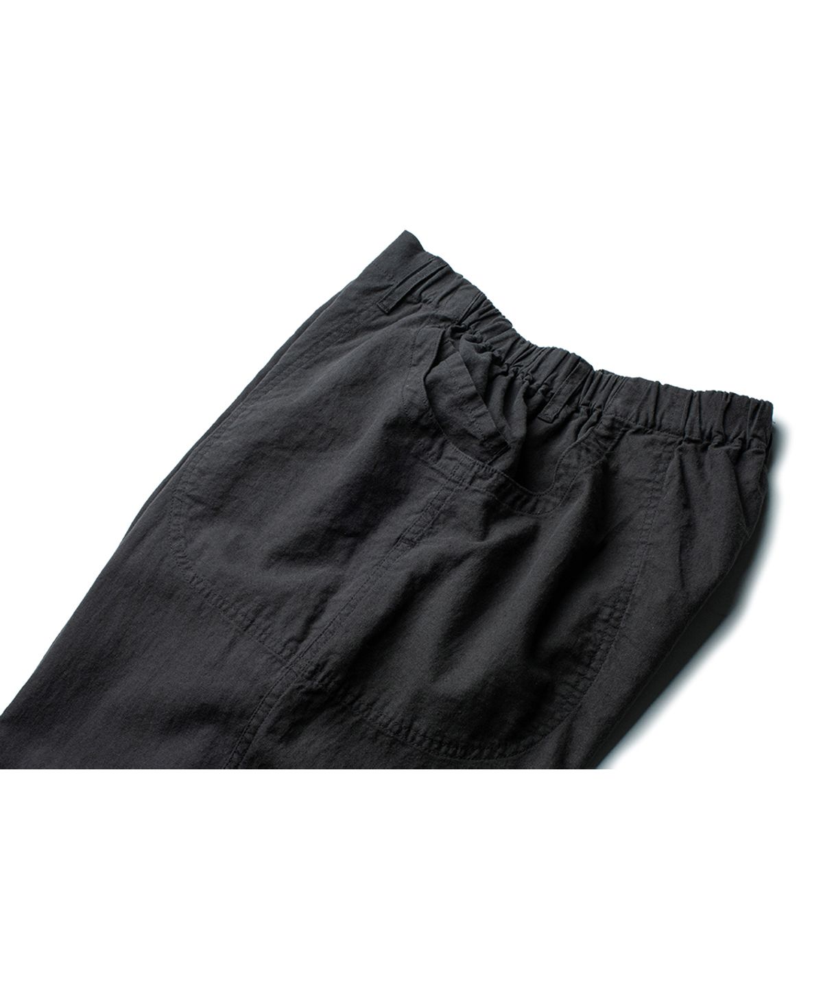 더 레스큐(THE RESQ) LINEN COTTON DOMINGO PANTS [OLIVE CHARCOAL]