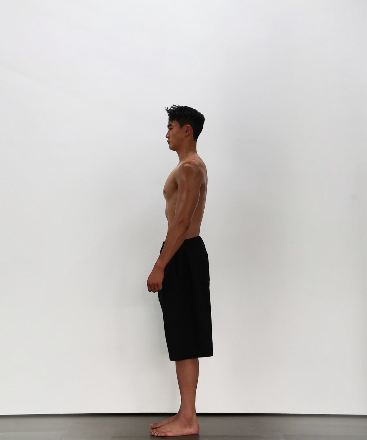 엑세스(XX) Axis Zip Dual Drawstring Buermuda Shorts Black