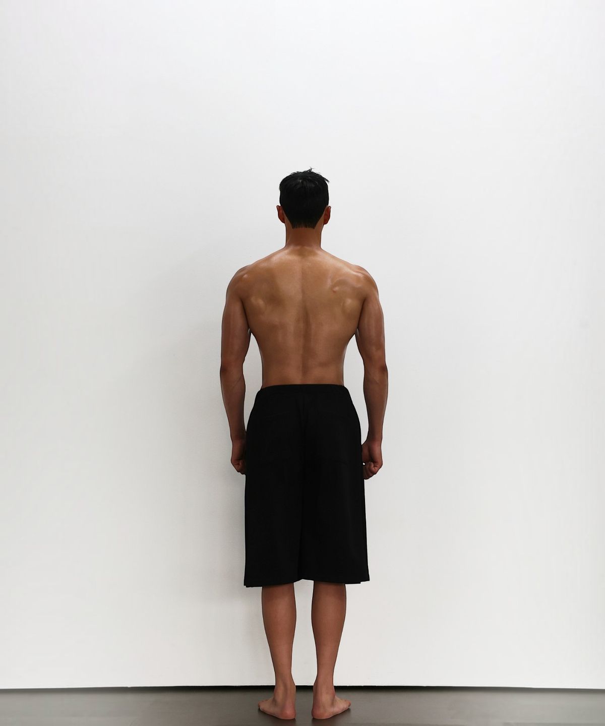 엑세스(XX) Axis Zip Dual Drawstring Buermuda Shorts Black