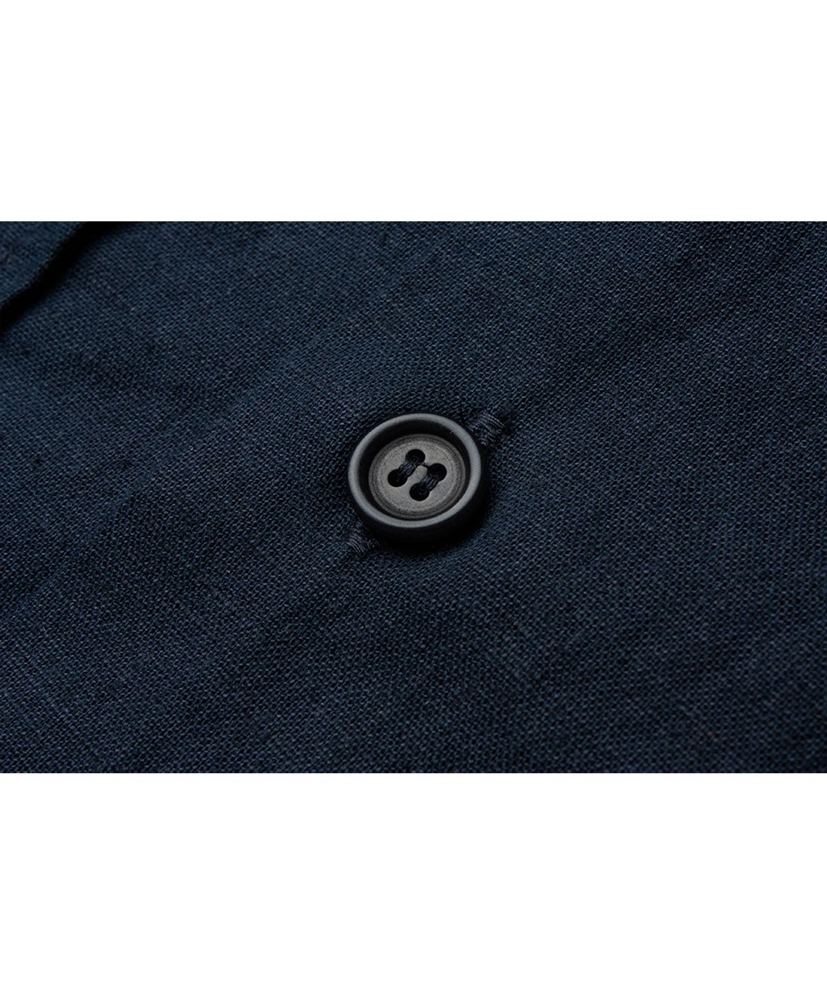 더 레스큐(THE RESQ) LINEN COTTON PAPA SHIRT [NAVY]