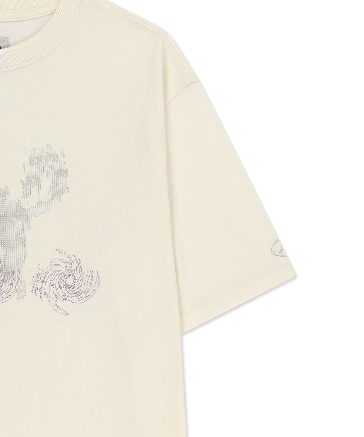 마뗑킴(MATIN KIM) MATIN PACE SPRINT GRAFFITI TOP IN IVORY