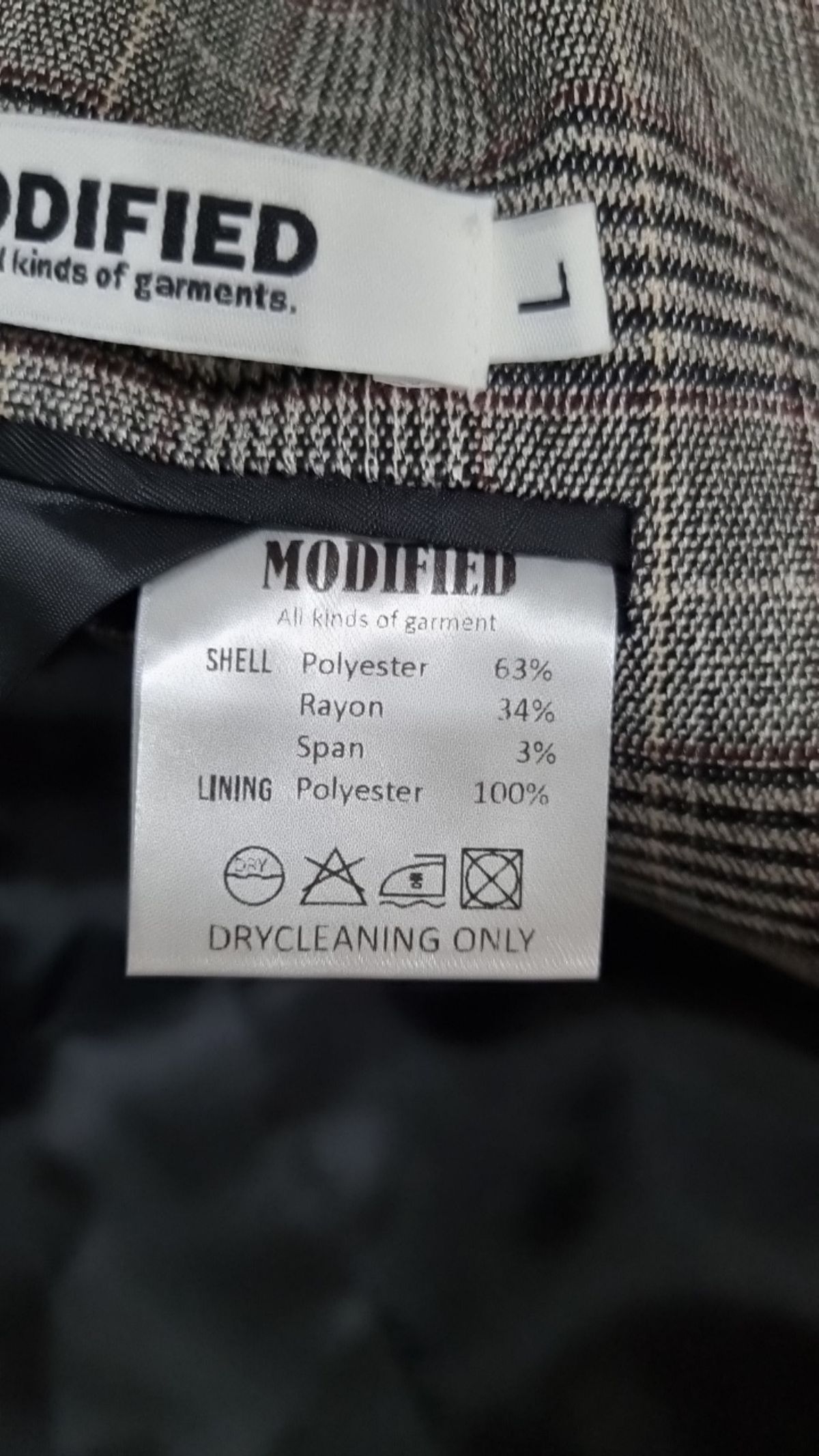 모디파이드(MODIFIED) 슈트/블레이저 재킷 L