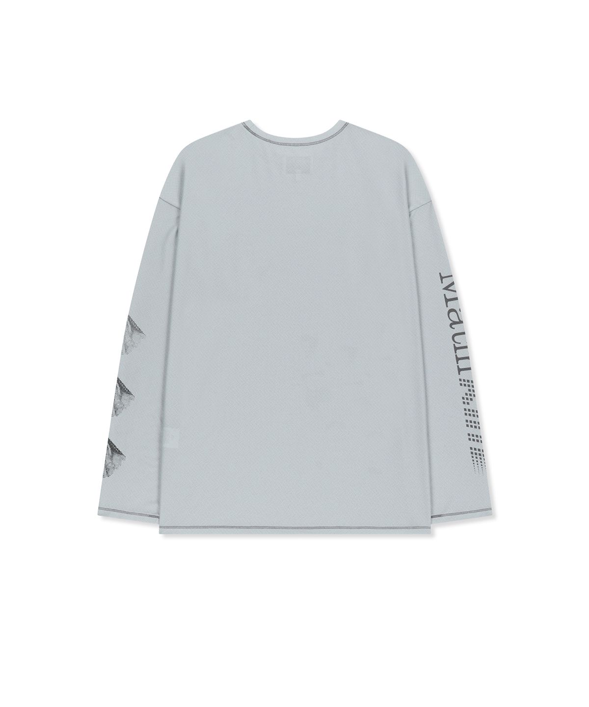 마뗑킴(MATIN KIM) MATIN PACE GRAFFITI COVERED TOP IN GREY