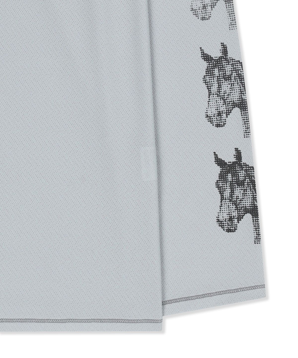 마뗑킴(MATIN KIM) MATIN PACE GRAFFITI COVERED TOP IN GREY