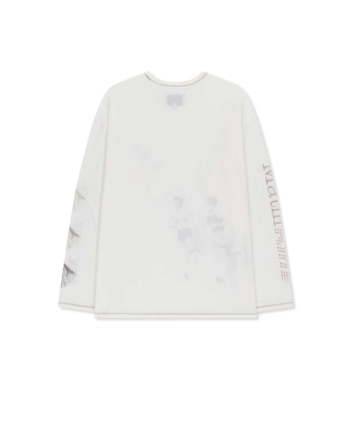 마뗑킴(MATIN KIM) MATIN PACE GRAFFITI COVERED TOP IN IVORY