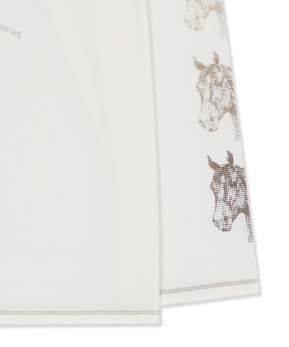 마뗑킴(MATIN KIM) MATIN PACE GRAFFITI COVERED TOP IN IVORY