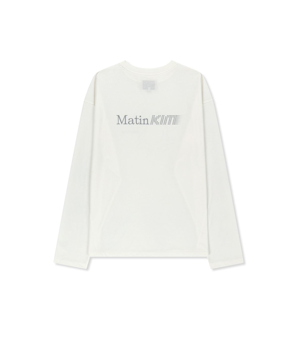 마뗑킴(MATIN KIM) MATIN PACE SUNBURST GRAFFITI COVERED TOP IN IVORY