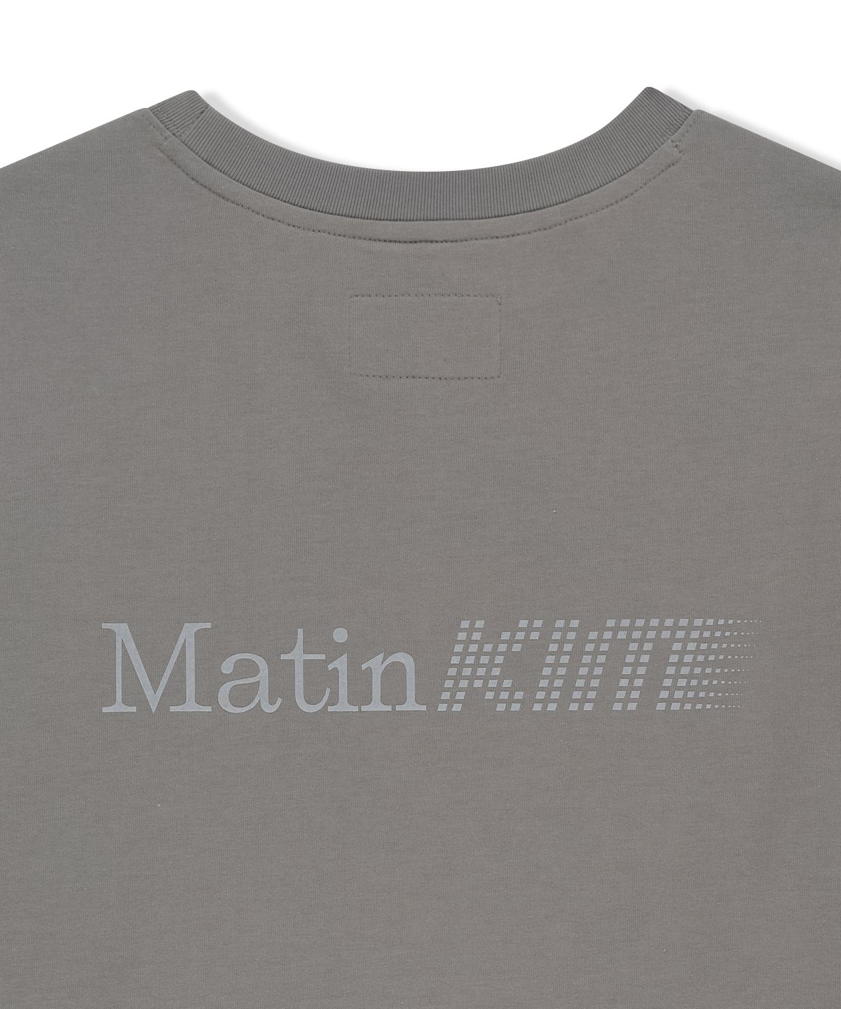 마뗑킴(MATIN KIM) MATIN PACE SUNBURST GRAFFITI COVERED TOP IN CHARCOAL