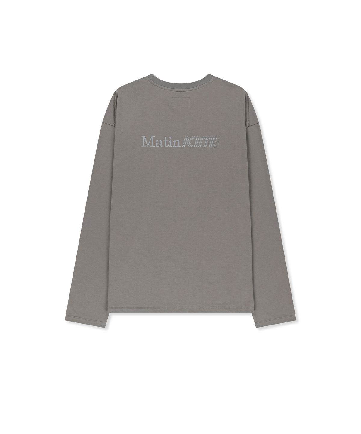 마뗑킴(MATIN KIM) MATIN PACE SUNBURST GRAFFITI COVERED TOP IN CHARCOAL