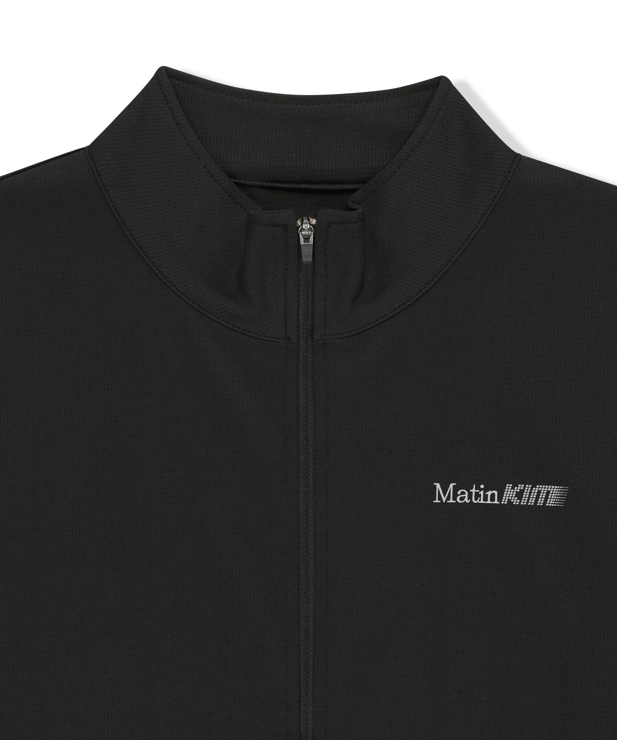 마뗑킴(MATIN KIM) MATIN PACE VORTEX GRAFFITI ZIP UP IN BLACK