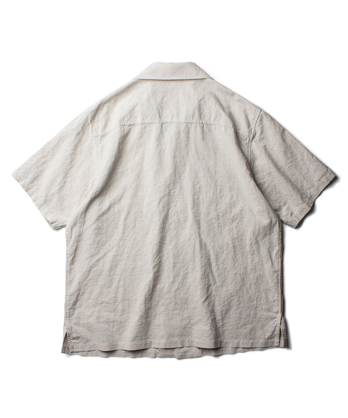 더 레스큐(THE RESQ) LINEN COTTON PAPA SHIRT [ECRU]