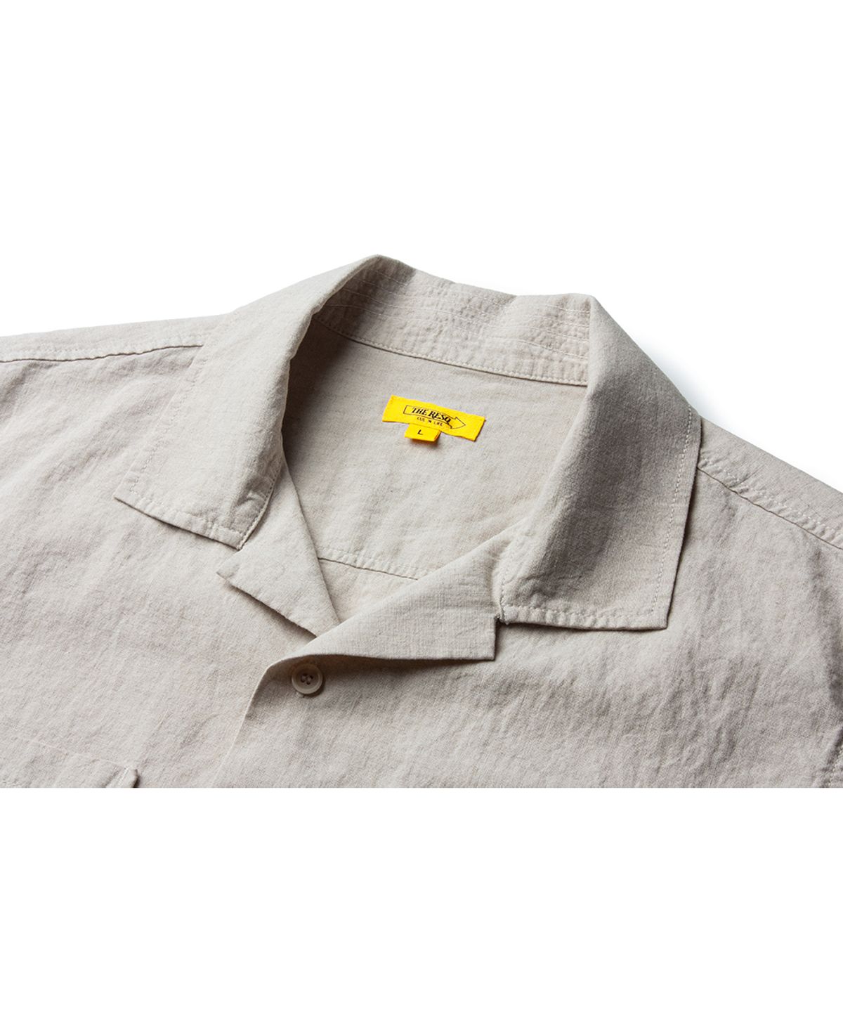 더 레스큐(THE RESQ) LINEN COTTON PAPA SHIRT [ECRU]