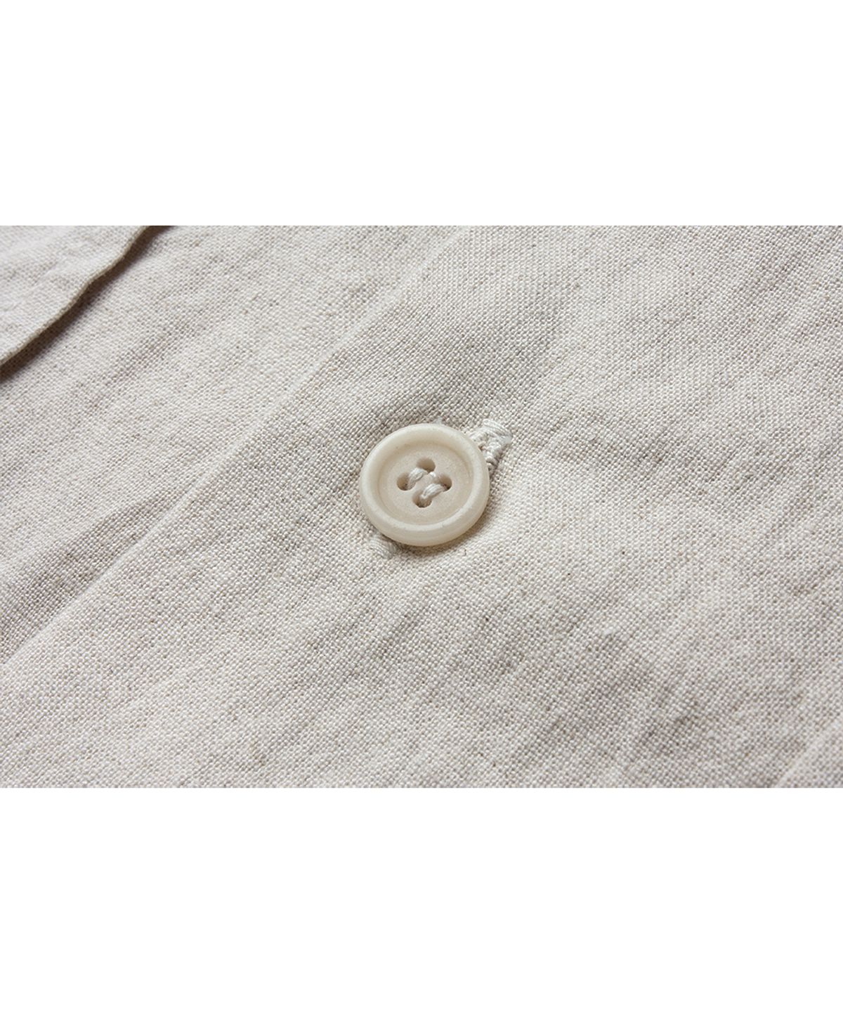 더 레스큐(THE RESQ) LINEN COTTON PAPA SHIRT [ECRU]