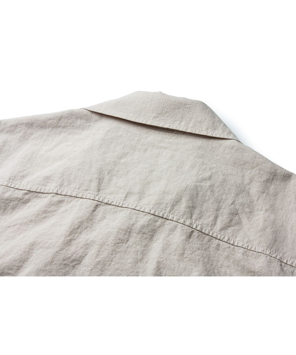 더 레스큐(THE RESQ) LINEN COTTON PAPA SHIRT [ECRU]