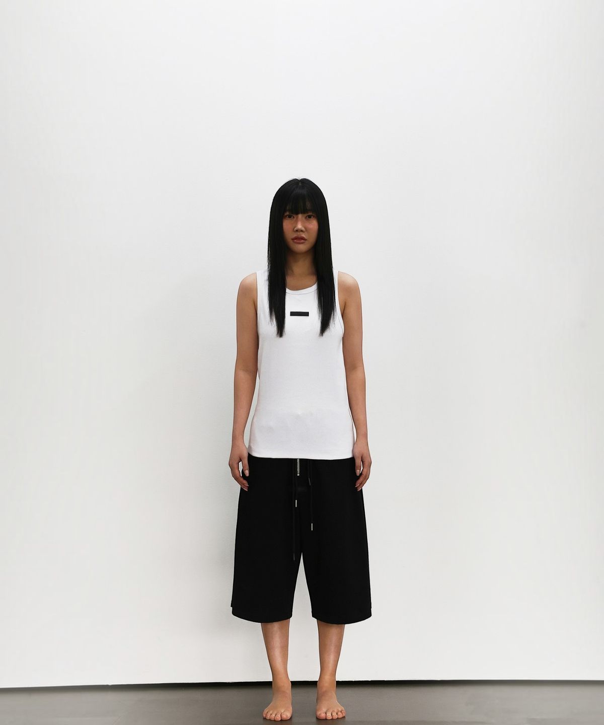 엑세스(XX) XX Essential Rib Sleeveless White