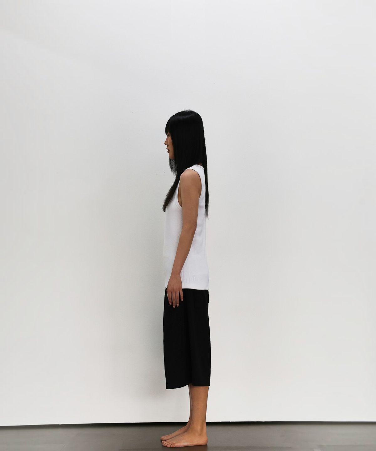 엑세스(XX) XX Essential Rib Sleeveless White