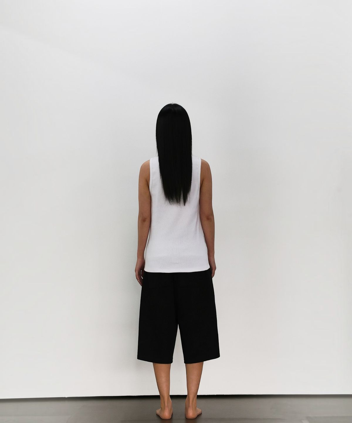 엑세스(XX) XX Essential Rib Sleeveless White