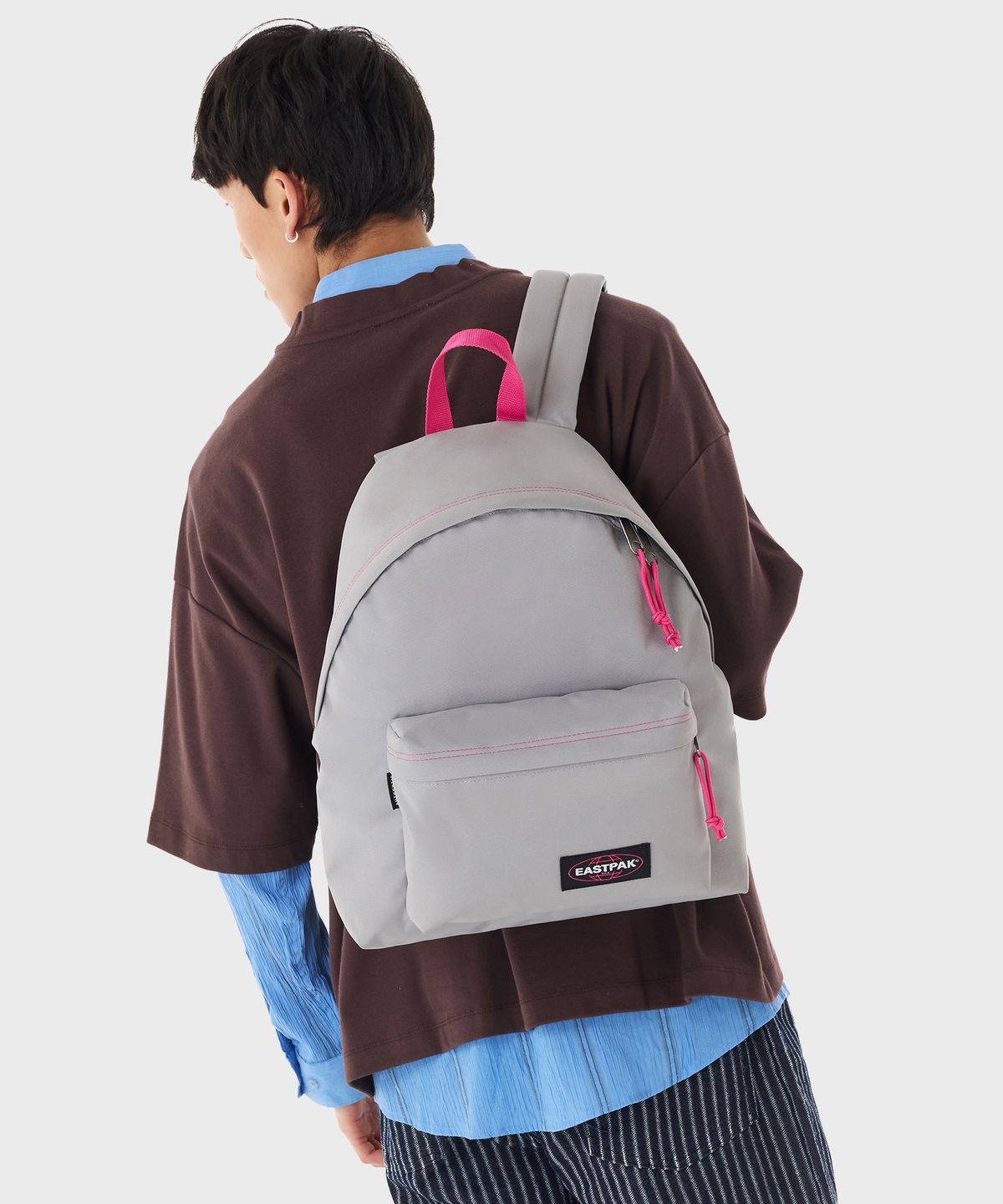 이스트팩(EASTPAK) 패디드파커 Kontrast Grey Pink
