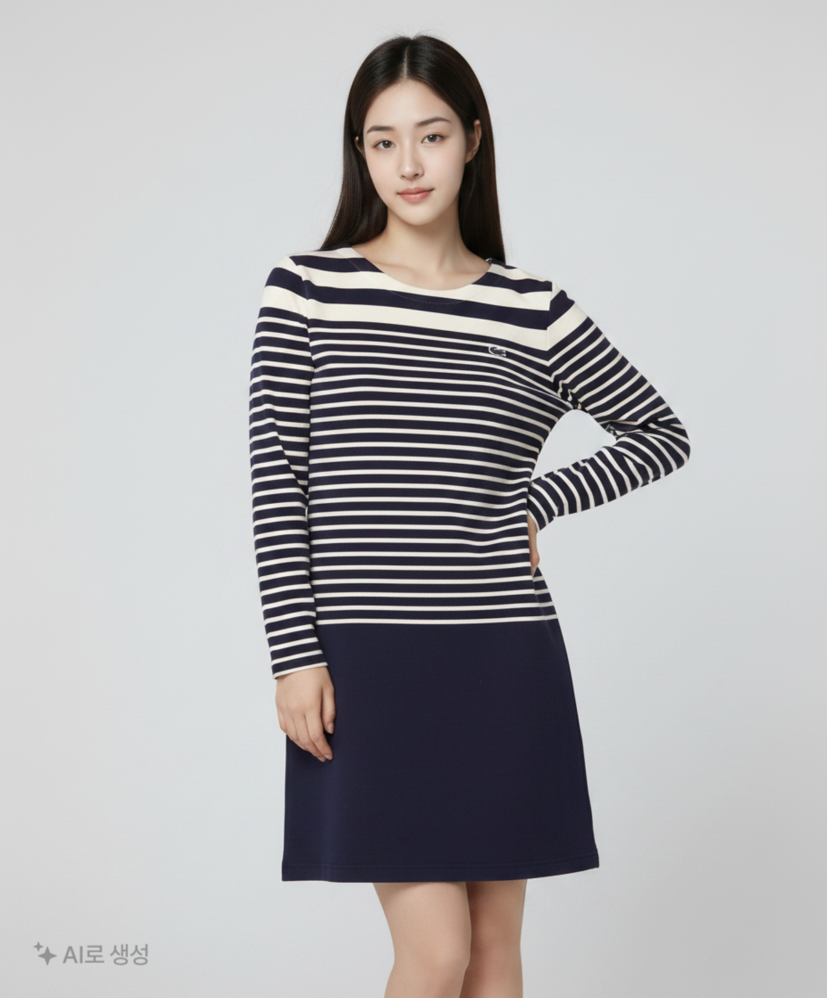 라코스테(LACOSTE) 미디 원피스 34