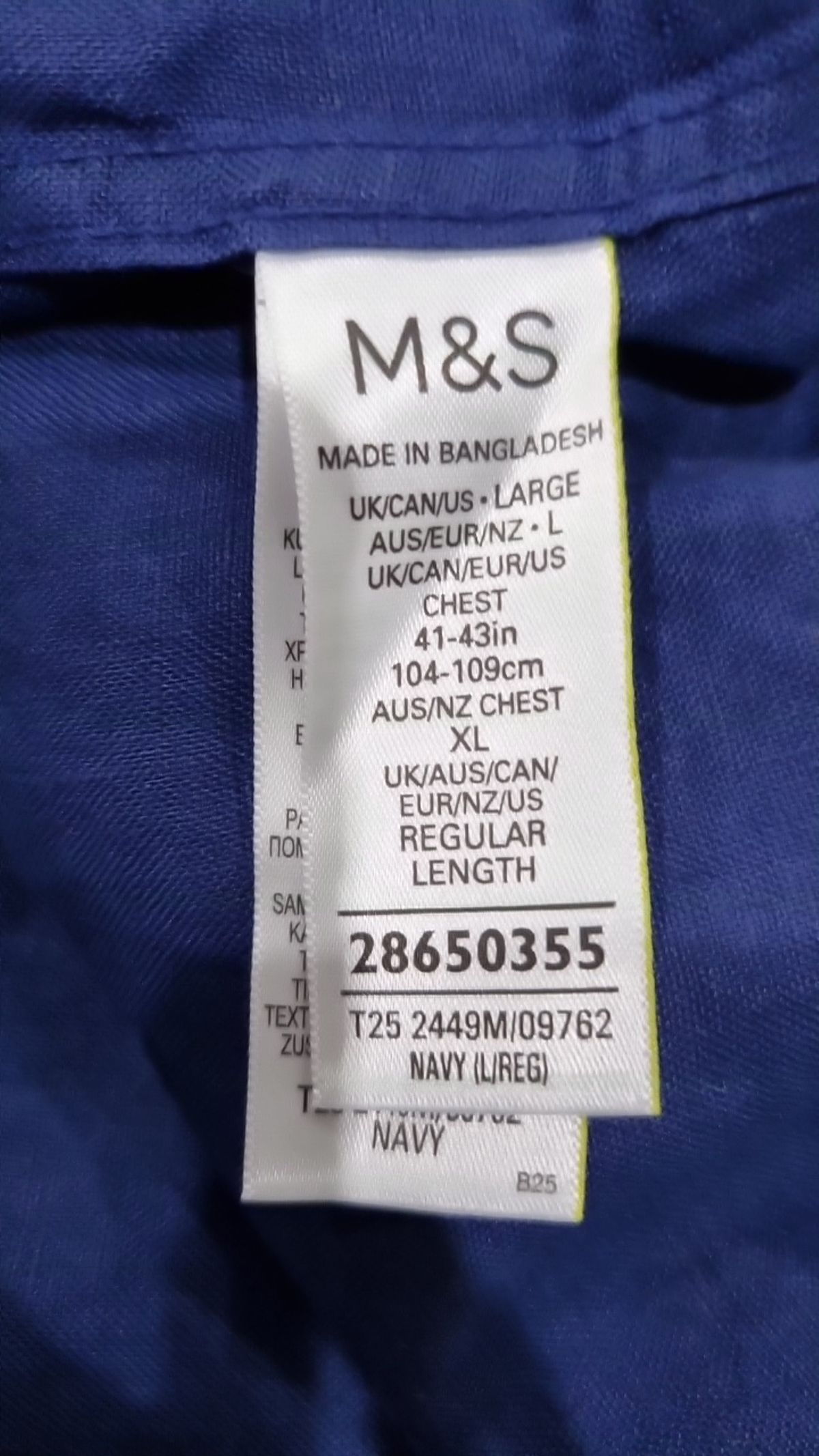 막스앤스펜서(MARKS & SPENCER) 캐주얼 셔츠 L