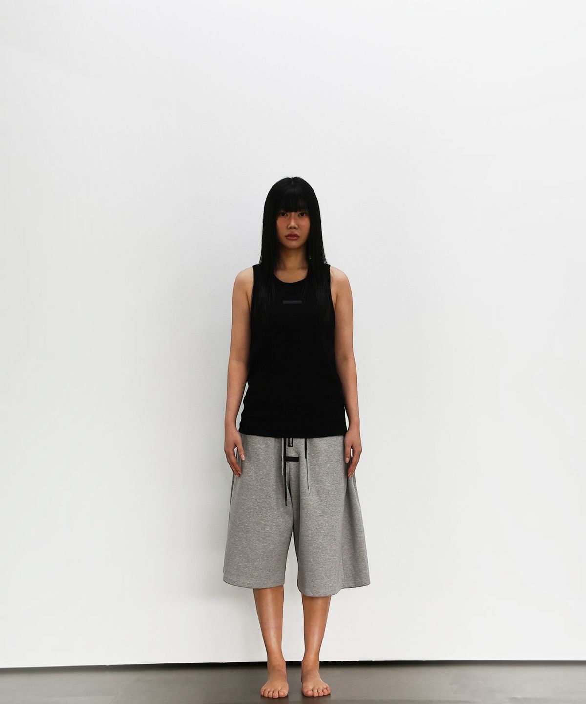 엑세스(XX) XX Essential Rib Sleeveless Black