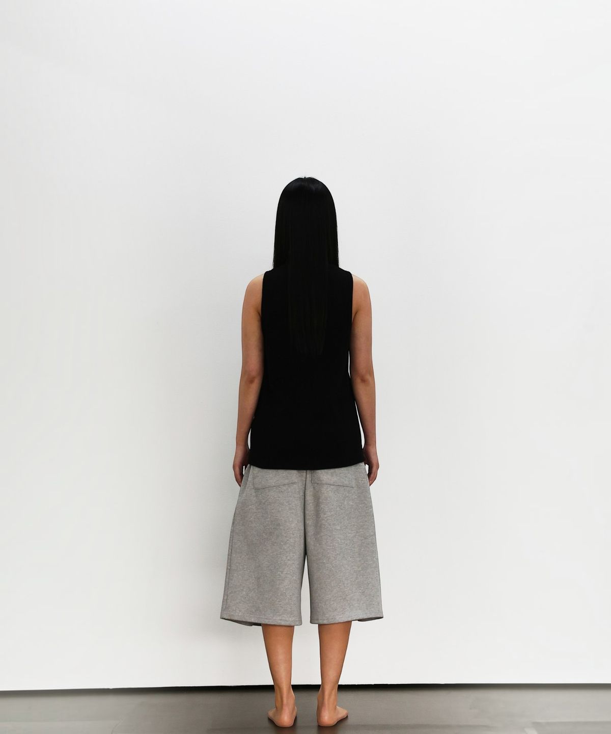 엑세스(XX) XX Essential Rib Sleeveless Black