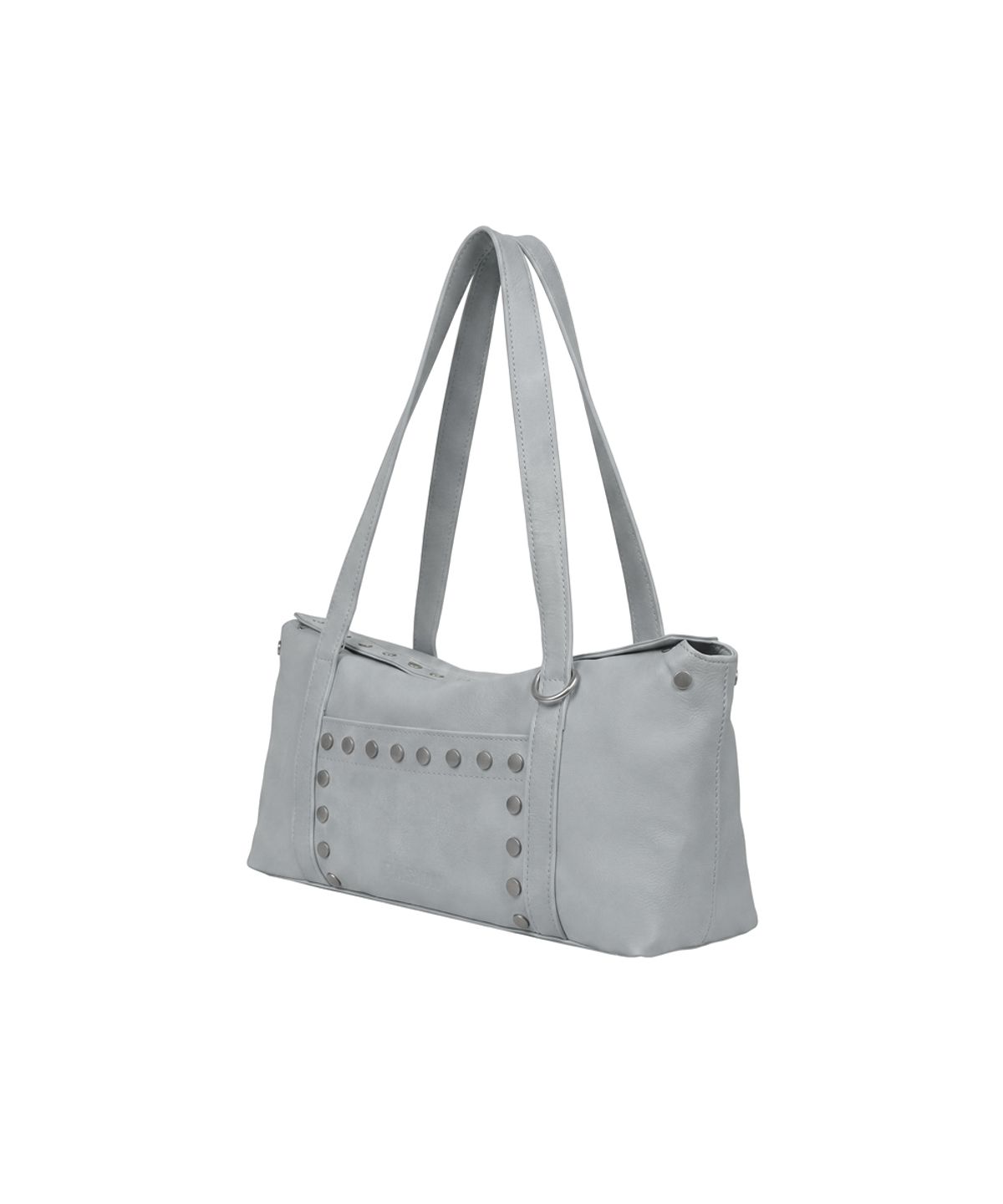 파시온(PASION) 플랫 스터드 숄더백_블루 Flat Stud Shoulder Bag_Blue