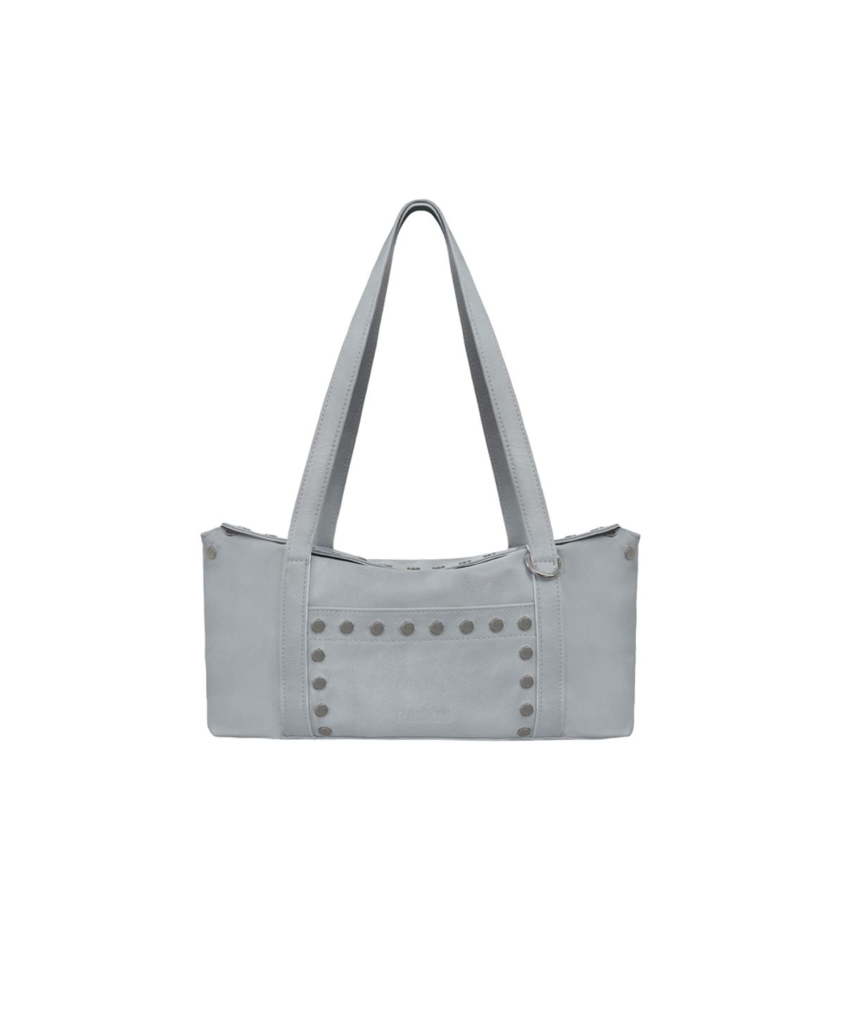 파시온(PASION) 플랫 스터드 숄더백_블루 Flat Stud Shoulder Bag_Blue