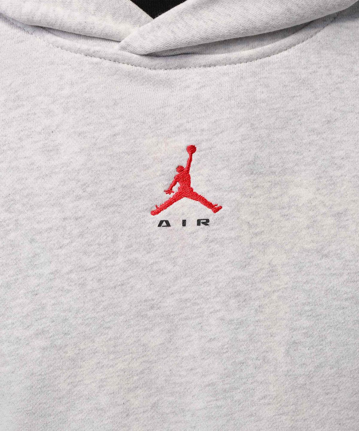 나이키(NIKE) 조던 브루클린 스테이트먼트 풀오버 후디 M - 뉴트럴 그레이:헤더:유니버시티 레드 / IU0253-054