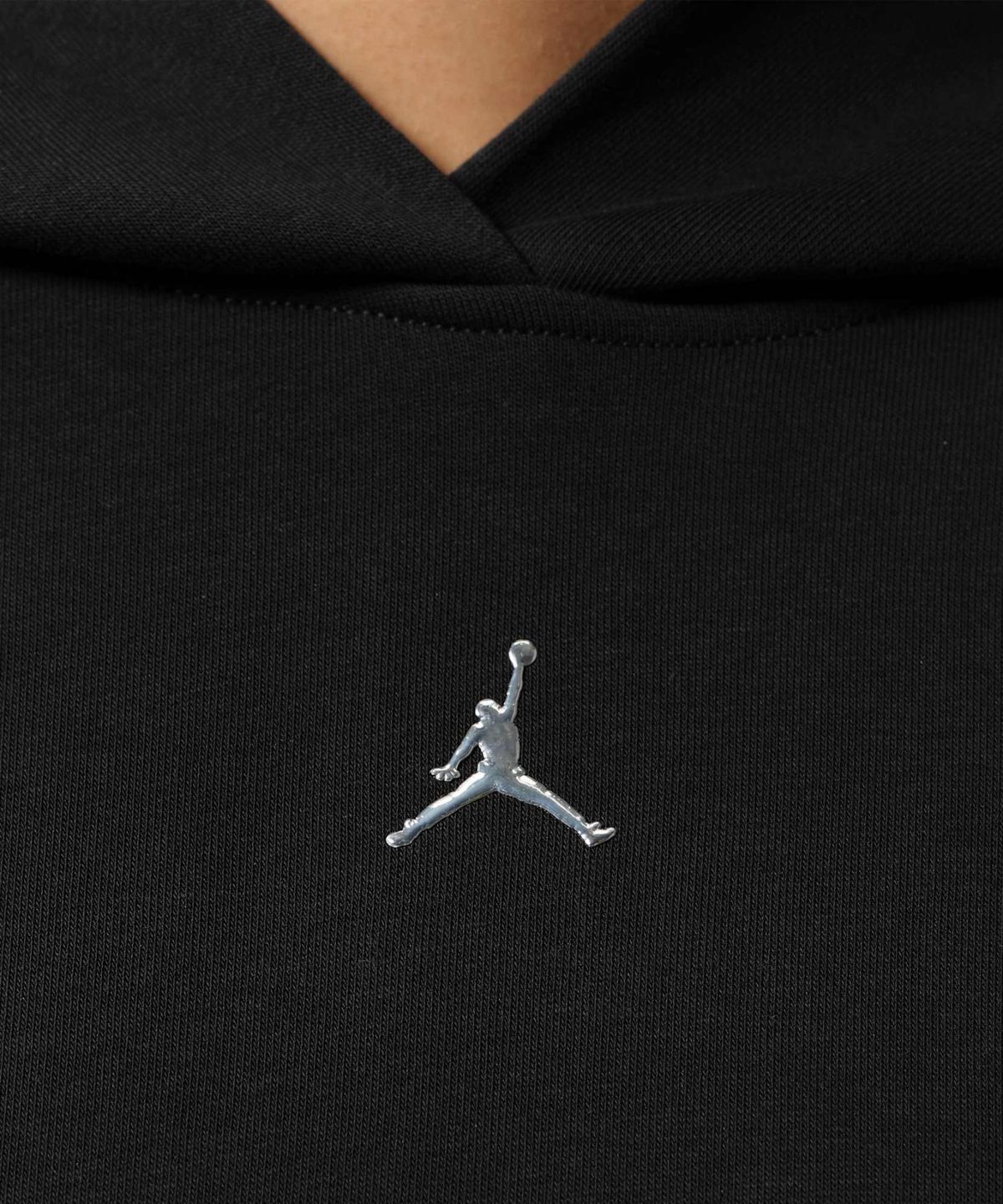 나이키(NIKE) 조던 브루클린 플리스 크롭 풀오버 후디 W - 블랙 / IV7524-010