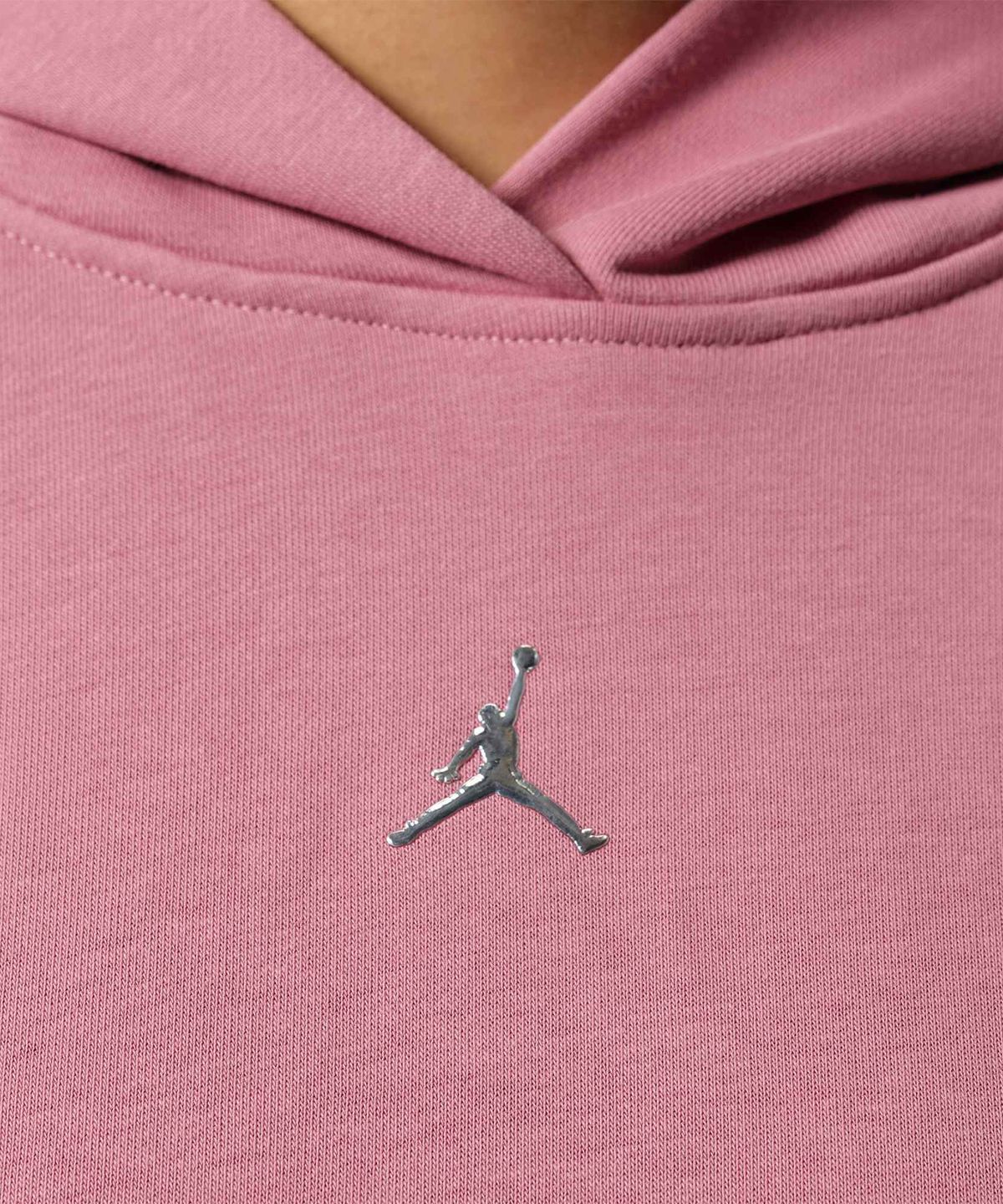 나이키(NIKE) 조던 브루클린 플리스 크롭 풀오버 후디 W - 데저트 베리 / IV7524-661